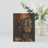 De kok (olie op paneel) briefkaart (Staand voorkant)