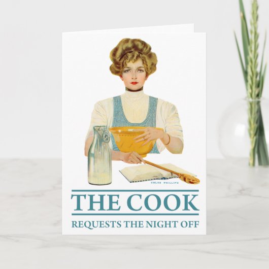 De kok vraagt de nacht vrij (Voorkant)
