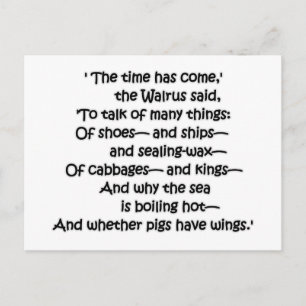 De Kolen van walrussen Briefkaart