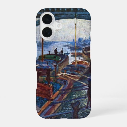De Kolenarbeiders van Claude Monet iPhone 16 Hoesje (Achterkant)