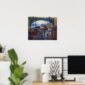De kolenluiders van Claude Monet Poster (Thuiskantoor)