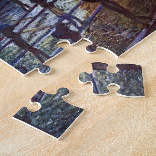 De kolenmannen van Claude Monet Legpuzzel (Zijkant)