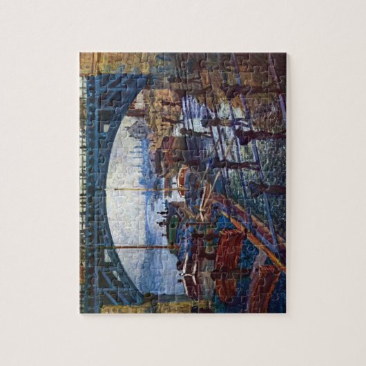 De kolenmannen van Claude Monet Legpuzzel (Verticaal)