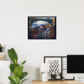 De kolenmannen van Claude Monet Poster (Thuiskantoor)