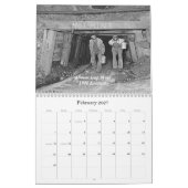 De kolenmijnbouw van steenkool van 2011 kalender (Feb 2027)