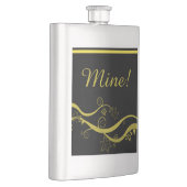 De kolf voor Gele Zwemelen en Bloemen Heupfles (Rechts)