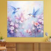 De Kolibrie Design Serie 9 Canvas Afdruk (Insitu (Woonkamer))