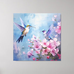 De Kolibrie Ontwerpreeks 12 Canvas Afdruk