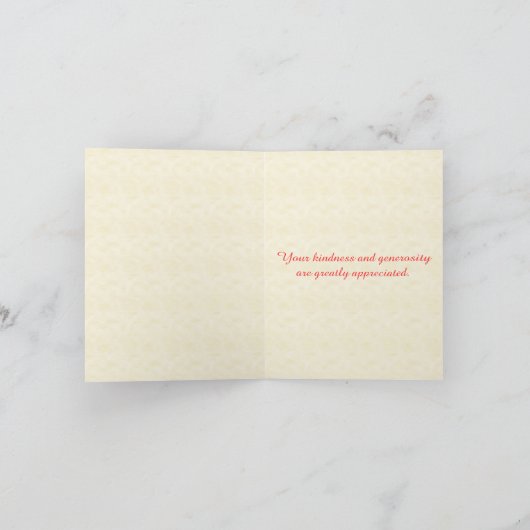 De Kolibrie van de Gem van de berg dankt u Bedankkaart (Binnen)