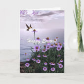 De Kolibrie van Pasen bloeit Kaart (Voorkant)