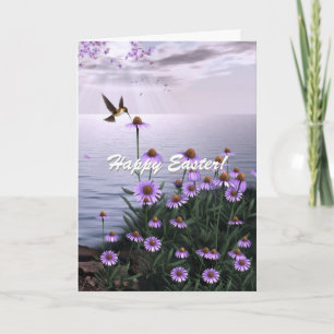 De Kolibrie van Pasen bloeit Kaart