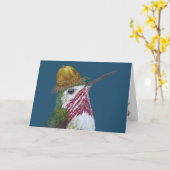 De kolibries van de kolibrie kaart (Gele Bloem)