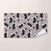 De Kolom van de grens Collie en de Reeks van de Ba Bad Handdoek (Handdoek)