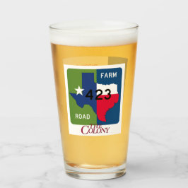 De kolonie, Texas, en FM 423 Road, Pint Glass Glas