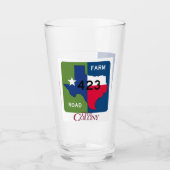 De kolonie, Texas, en FM 423 Road, Pint Glass Glas (Voorkant)
