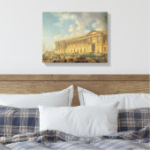De kolonie van het Louvre. c.1770 Canvas Afdruk (Insitu (Slaapkamer))