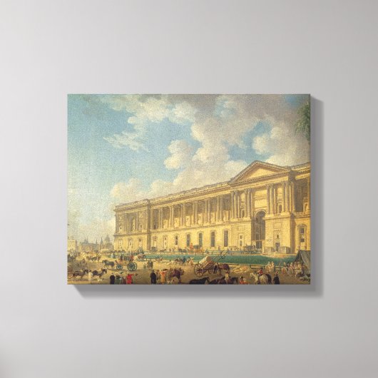 De kolonie van het Louvre. c.1770 Canvas Afdruk (Voorkant)
