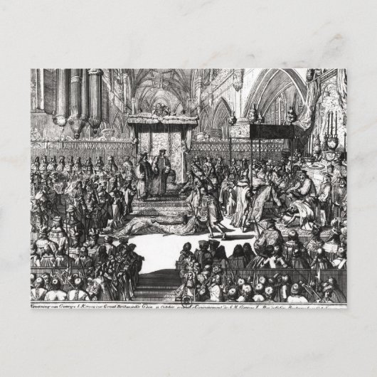 De kolonie van koning George I Briefkaart (Voorkant)