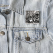 De kolonie van koning George I Vierkante Button 5,1 Cm (In situ)