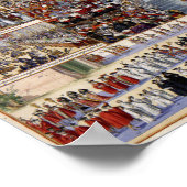 De kolonie van koning William III en koningin Mary Poster (Hoek)