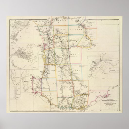 De kolonie van Western Australië Poster (Voorkant)