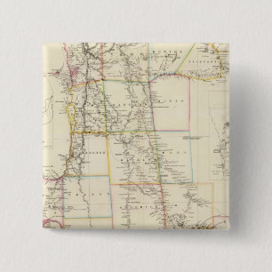De kolonie van Western Australië Vierkante Button 5,1 Cm
