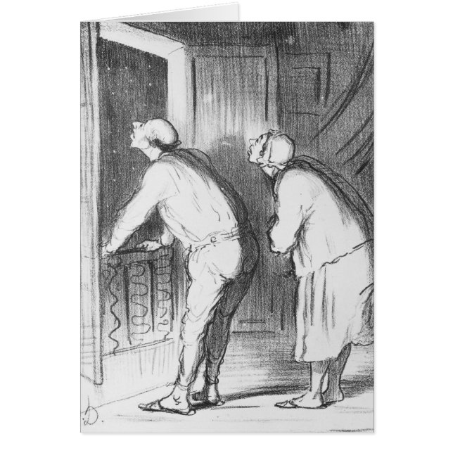 De komeet, de avond voor 13 juni (Voorkant)