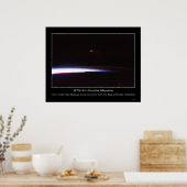 De komeet Hale-Bopp bij zonsondergang... Poster (Keuken)