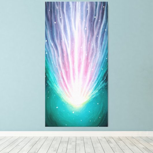 De komeet Leonard Canvas Afdruk (Insitu (Houten vloer))