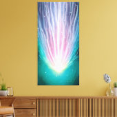 De komeet Leonard Canvas Afdruk (Insitu (Woonkamer))