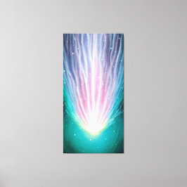 De komeet Leonard Canvas Afdruk