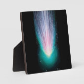 De komeet Leonard Fotoplaat (Voorkant)