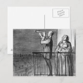De komeet, Parisiens incredules Briefkaart (Voorkant / Achterkant)