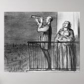 De komeet, Parisiens incredules Poster (Voorkant)