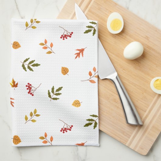 De komende herfst theedoek (Quarter Fold)