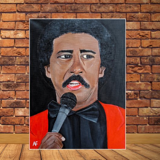 De komiek Schilderij van Alfred Fox Canvas Afdruk