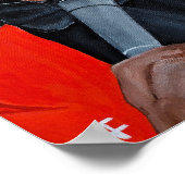 De komiek Schilderij van Alfred Fox Poster (Hoek)