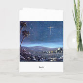 De komst Propter Nrs., een Kind is Geboren! Feestdagen Kaart (Achterkant)