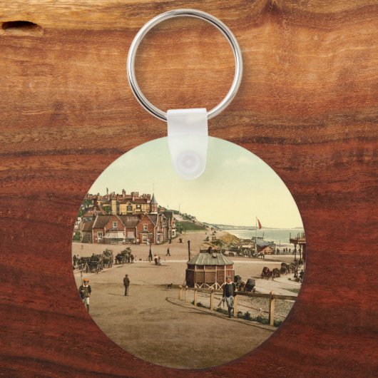 De komst van Bournemouth Harbour, Dorset, Engeland Sleutelhanger (Achterkant)