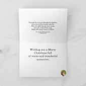 De komst van de kerstman feestdagen kaart (Binnen)