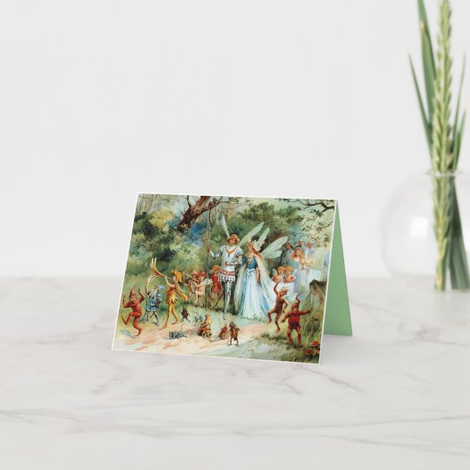 De komst van de koning en de koningin van de Fairi (Voorkant)