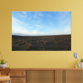 De komst van de schemering gehuld in canvas afdruk (Insitu (Woonkamer))