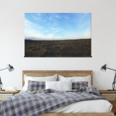 De komst van de schemering gehuld in canvas afdruk (Insitu (Slaapkamer))