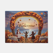 De komst van de Thanksgiving deurmat (Voorkant)