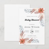 De komst van een nieuwe baby met stijl vieren kaart (Voorkant / Achterkant)