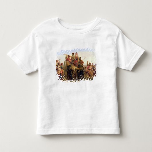 De komst van Harvesters in de Pontine Kinder Shirts (Voorkant)