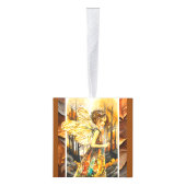 De komst van Herfst Cube Ornament (Rechts)