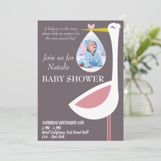 De komst van je kleine wonder vieren! kaart (Staand voorkant)