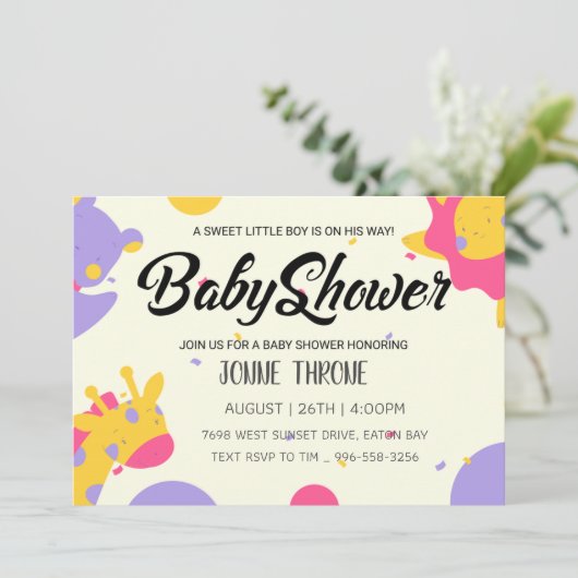 De komst van je kleine wonder vieren! kaart (Staand voorkant)