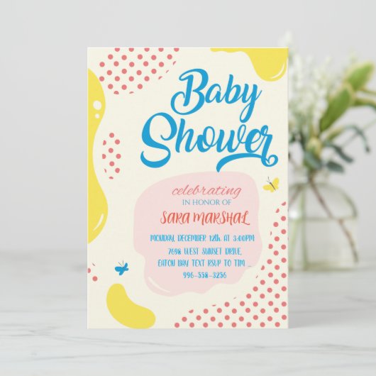 De komst van je kleine wonder vieren! kaart (Staand voorkant)